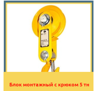 Блок монтажный с крюком 5 тн в Усть-Каменогорске
