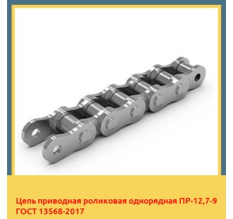 Цепь приводная роликовая однорядная ПР-12,7-9 ГОСТ 13568-2017 в Усть-Каменогорске