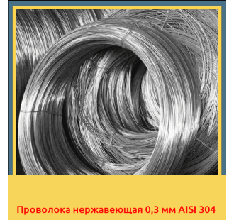 Проволока нержавеющая 0,3 мм AISI 304 в Усть-Каменогорске