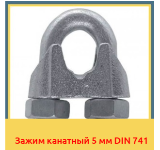 Зажим канатный 5 мм DIN 741 в Усть-Каменогорске